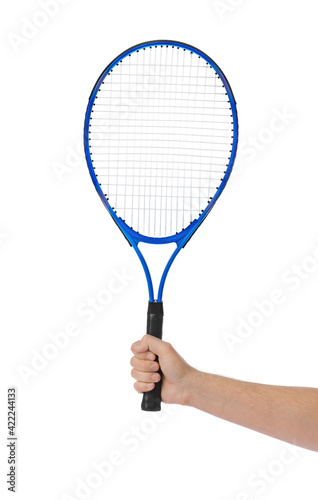 Hand with tennis racket © Nikolai Sorokin