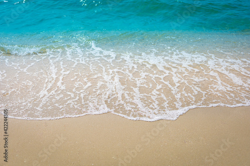 Sand wave at the beach © pandaclub23