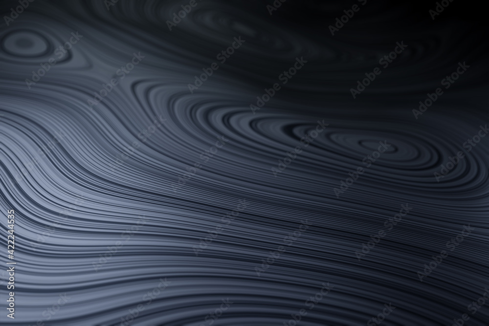 Obraz premium 3D Render abstract topographic map background.