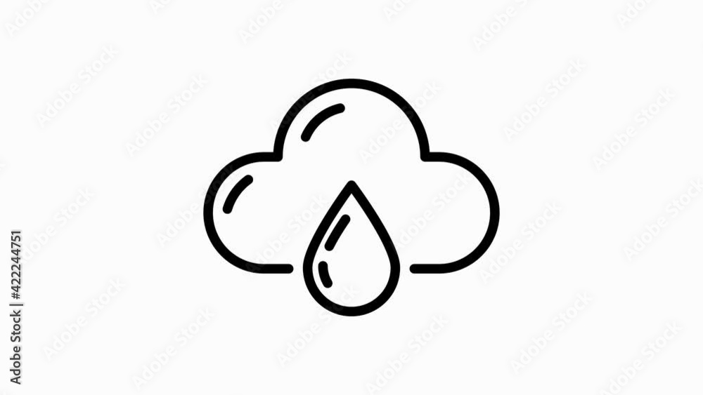 ECOLOGY icon with line design isolated on white background. Health protection. Motion graphic. ECOLOGY icon with line design isolated on white background. Health protection. Motion graphic.