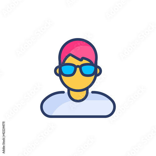 Blinder icon in vector. Logotype