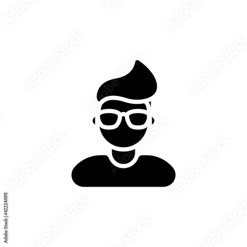 Hipster icon in vector. Logotype