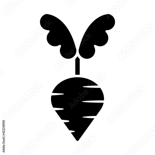 Vegetables icon vector set. vitamins illustration sign. beet symbol or logo.