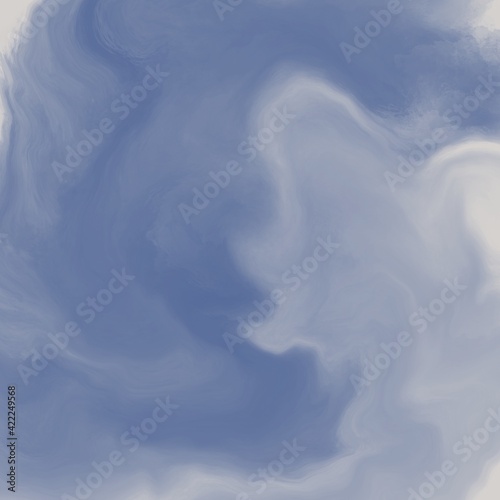 Abstract digital illustration of blue-skying cloud background