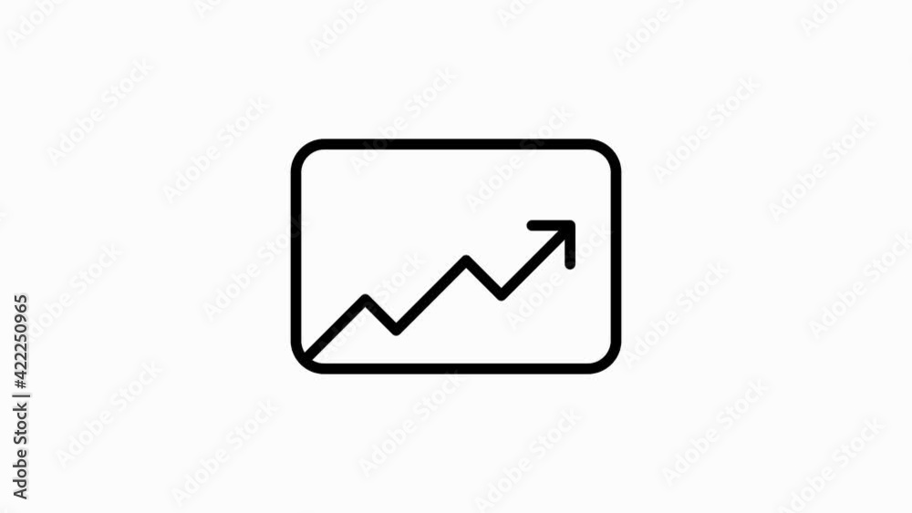 ELECTRONICS icon with line design isolated on white background. Motion graphic. ELECTRONICS icon with line design isolated on white background. Motion graphic.