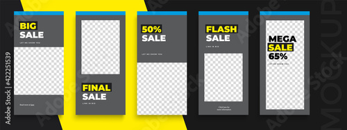 Selling editable Instagram Stories template. Streaming