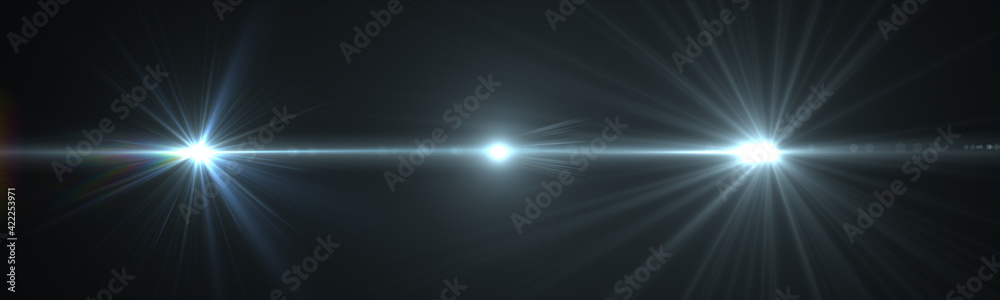 lens flare,Abstract Natural Sun flare on the black background, flare light transition, effects sunlight