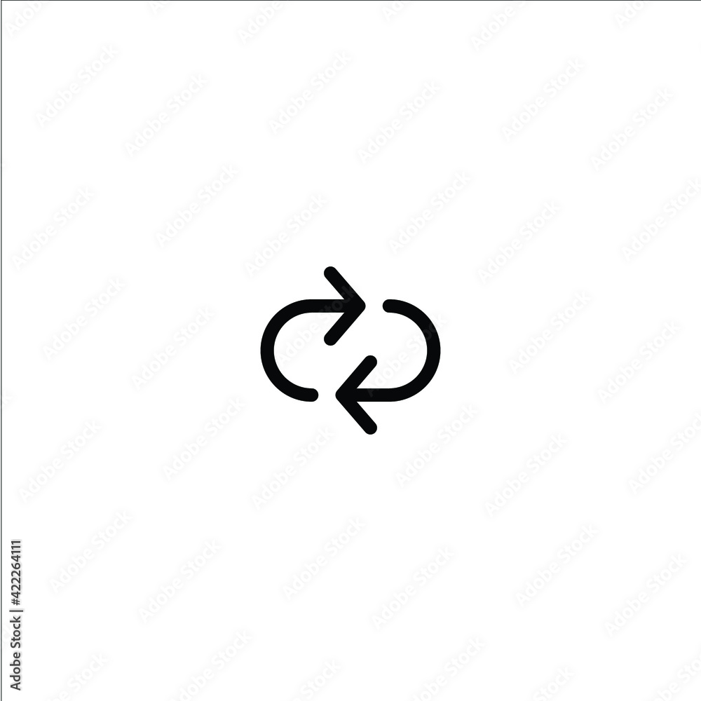 Loop, repeat icon- illustration Loop, repeat icon- illustration