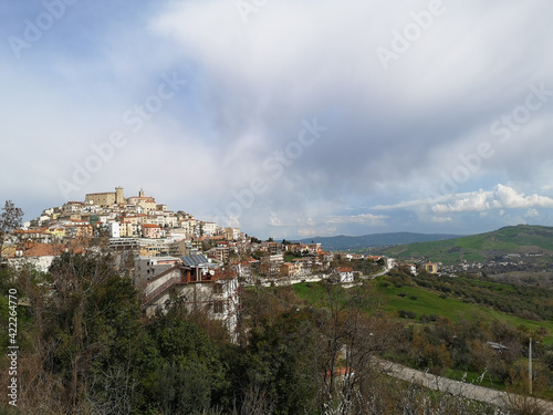 View of Casoli village in the province of ChietiAbruzzo photo