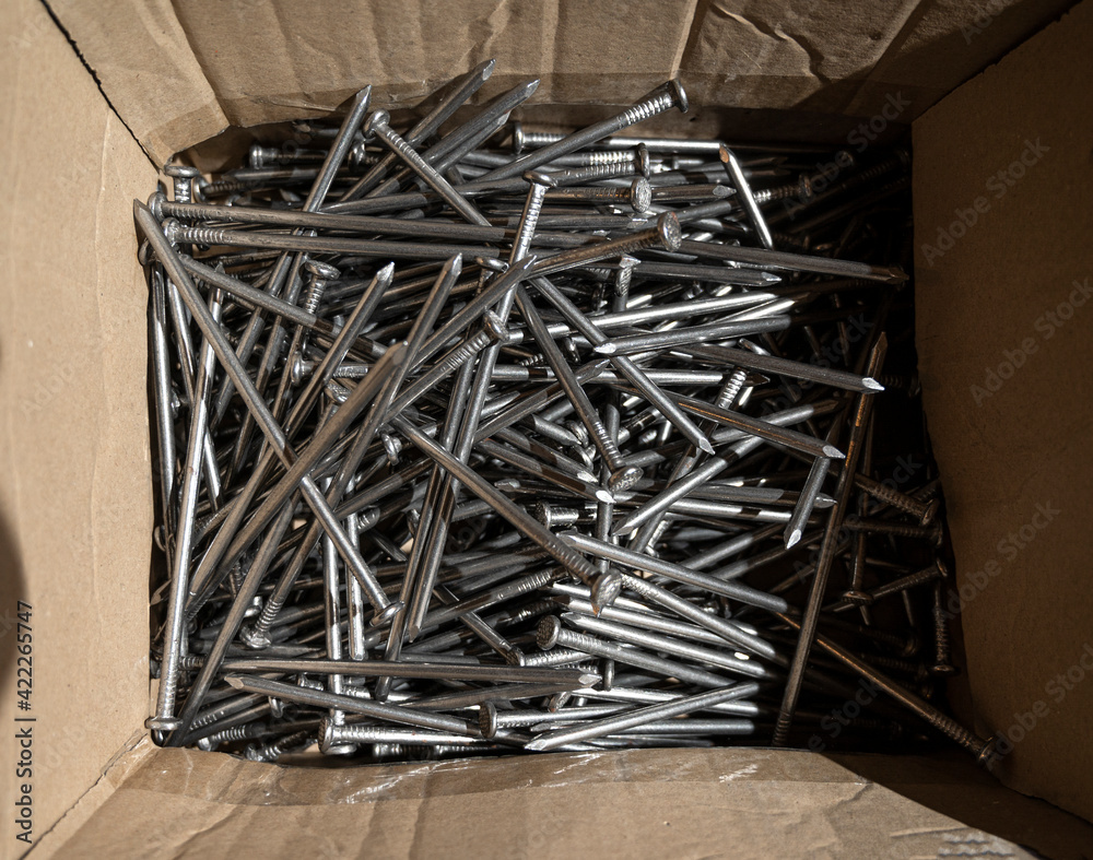 Box with nails