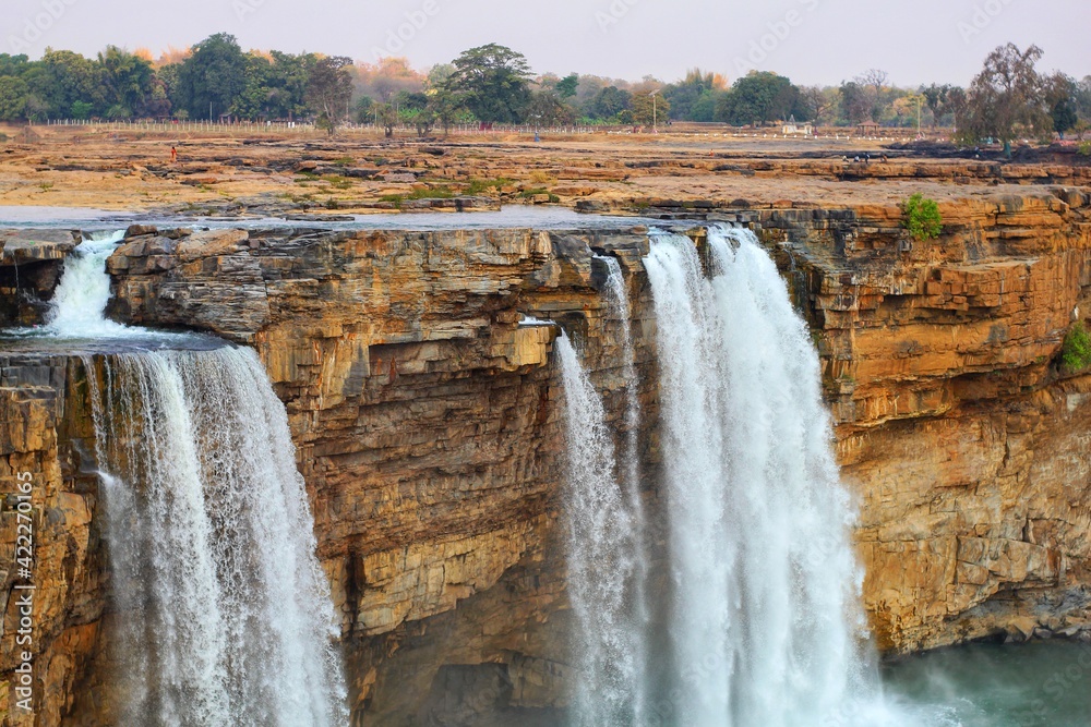 Beautiful chitrakoot waterfall of bastar district of chhattisgarh best