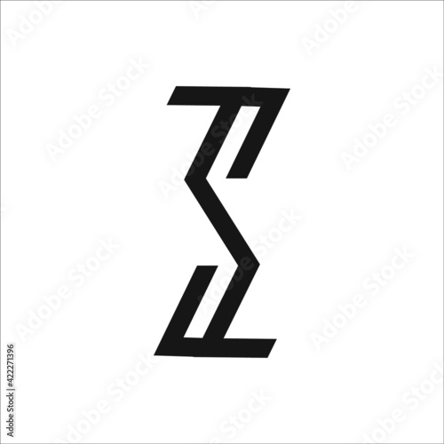 Initial sf letter logo vector template design. Linked letter fs logo design. Simple sf vector template.
