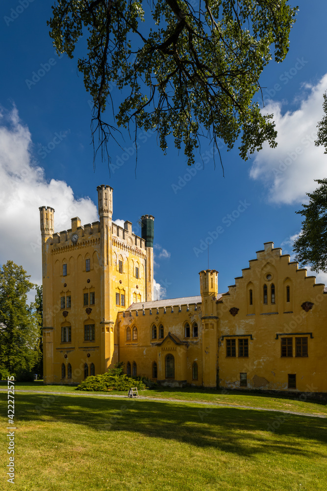 Fototapeta premium Nectiny castle, Western Bohemia, Czech Republic
