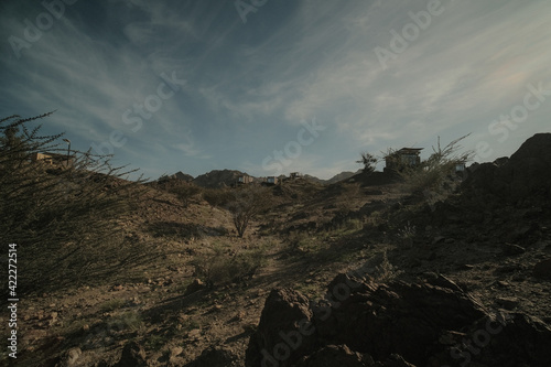 Mountains in Hatta Dubai UAE 