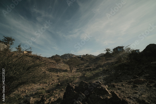 Mountains in Hatta Dubai UAE 