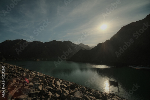 Mountains in Hatta Dubai UAE 