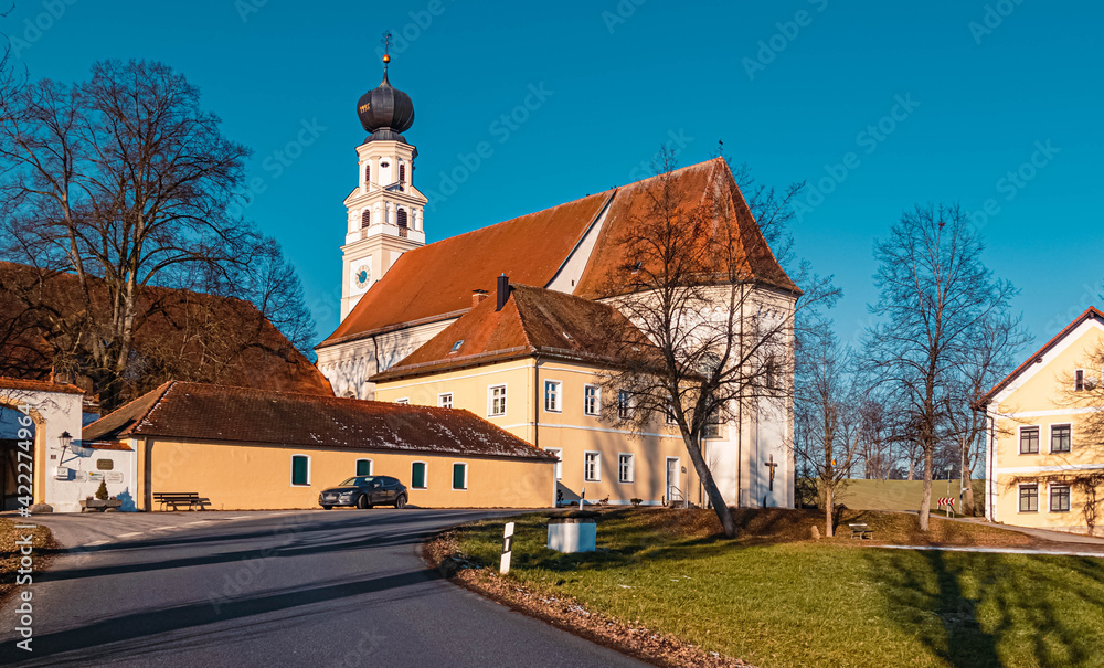 Beautiful monastery Saint Salvator, Bavaria, Germany Beautiful monastery Saint Salvator, Bavaria, Germany