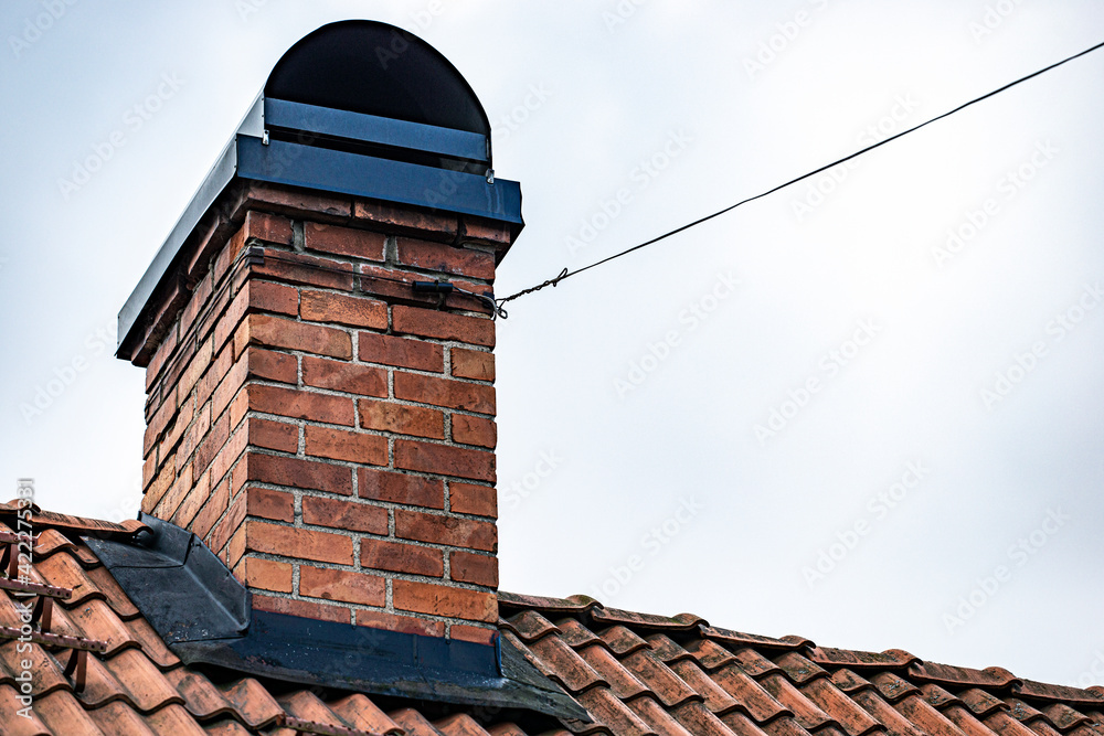 chimney on roof, nacka, sverige,sweden,stockholm