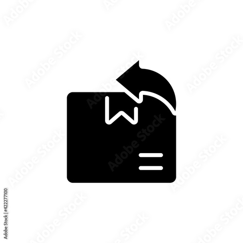 Return icon in vector. Logotype