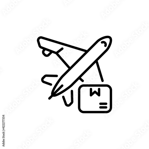 Air Cargo icon in vector. Logotype