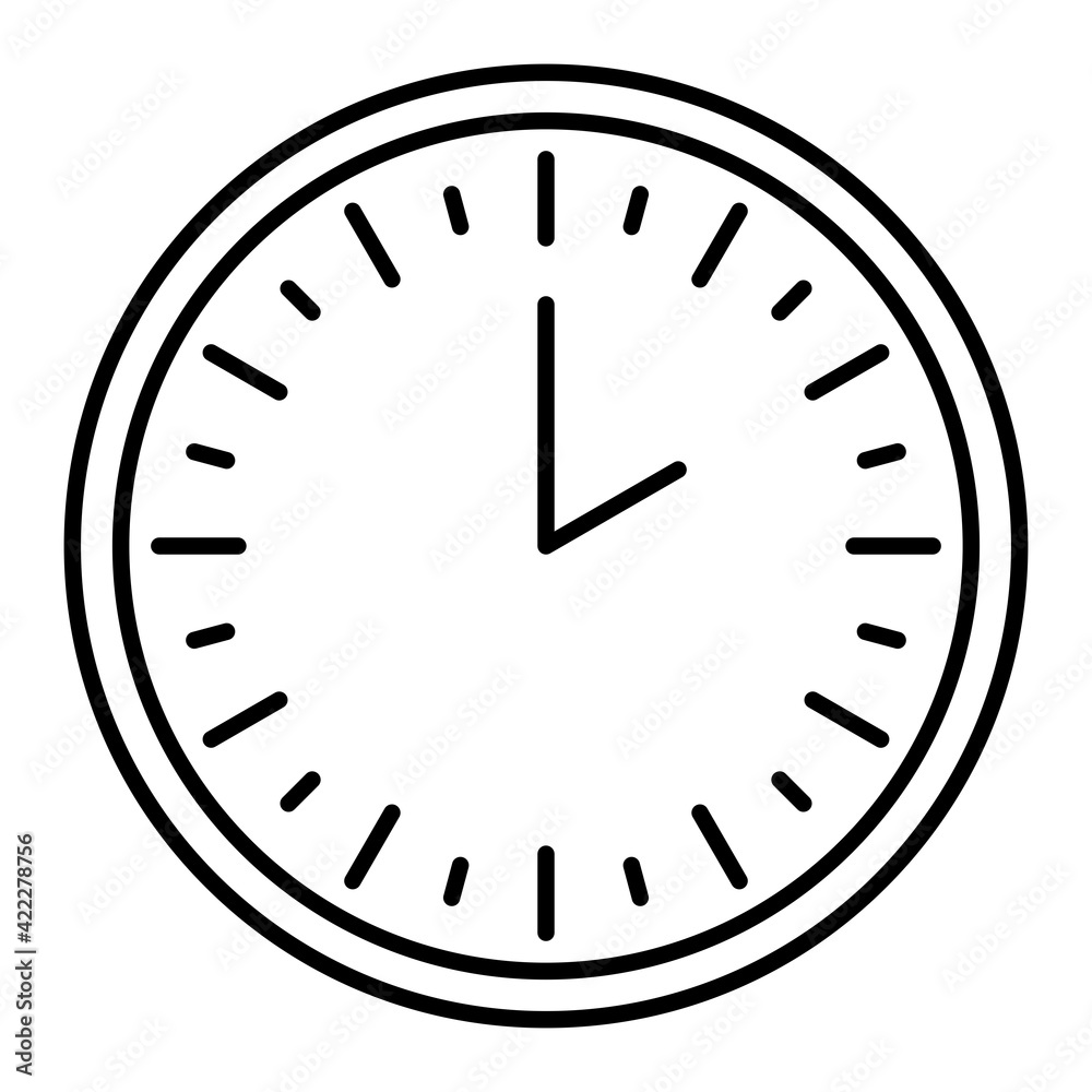 Vector 24 Hours Outline Icon Design Vector 24 Hours Outline Icon Design