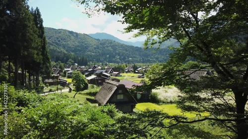 白川郷 合掌造り集落 茅葺屋根 飛騨高山 岐阜県