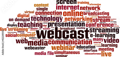 Webcast word cloud
