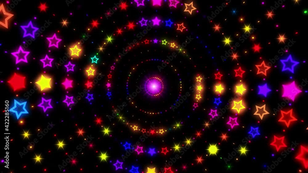 Stars Flickering Glowing Background Looped Video Stars Flickering Glowing Background Looped Video