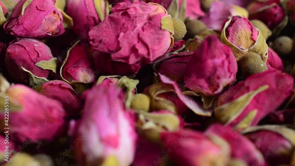 Flower tea from the petals of the tea rose and the French rose. Flower tea from the petals of the tea rose and the French rose.