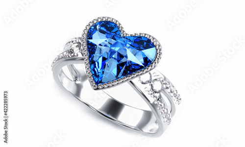 The large blue diamond hear...