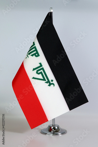 Table Flag of , Flagpole.