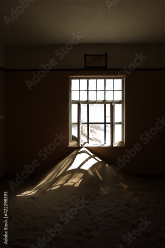 Ghost Town Kolmannskuppe (Kolmanskop) near Lüderitz in Namibia photo