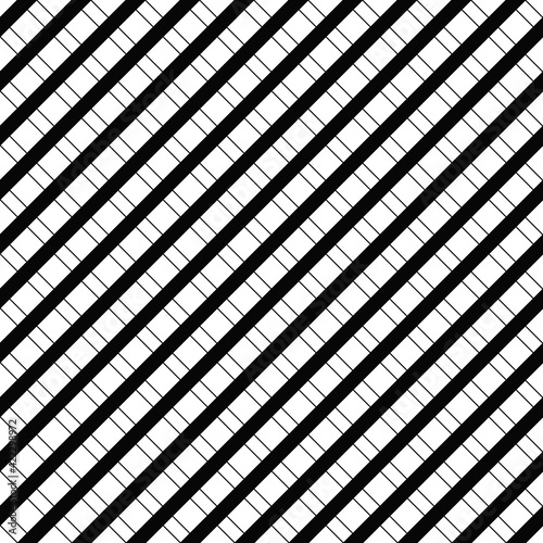 Black Diagonal Vector Pattern. Diagonal Lines Pattern.