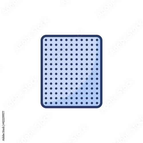 Sandpaper icon in vector. Logotype