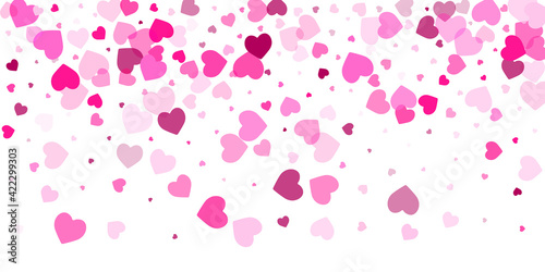 Rosy heart shapes wallpaper. Friendship symbols.