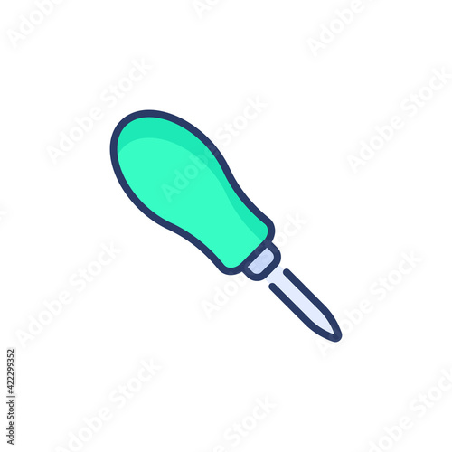 Bradawl icon in vector. Logotype