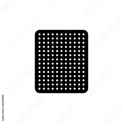 Sandpaper icon in vector. Logotype