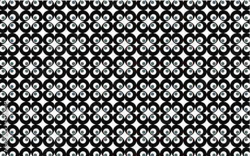 black and white geometric pattern background, halftone monochrome repeating texture
