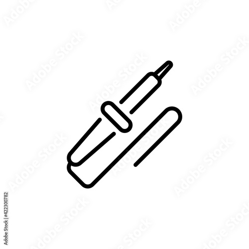 Soldering Iron icon in vector. Logotype