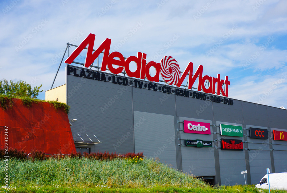 KOSZALIM, POLAND - Sep 06, 2015: Media Markt building Stock Photo | Adobe  Stock