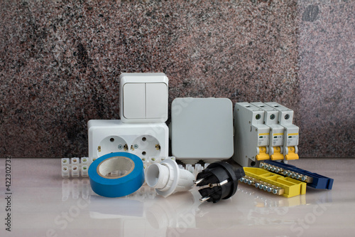 materials and components for wiring installation