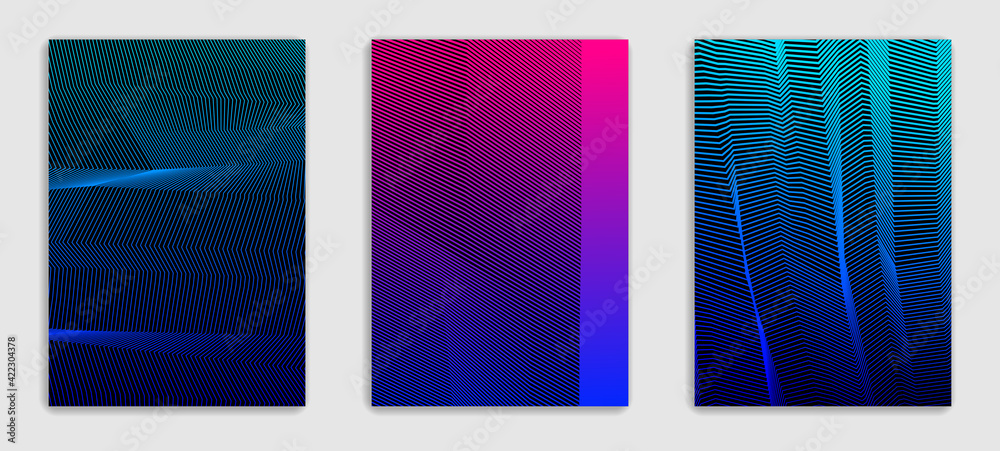 Linear vector minimal trendy brochures set design, cover templates, geometric halftone gradient. For Banners, Placards, Posters, Flyers. Beautiful and special, pattern texture. Linear vector minimal trendy brochures set design, cover templates, geometric halftone gradient. For Banners, Placards, Posters, Flyers. Beautiful and special, pattern texture.