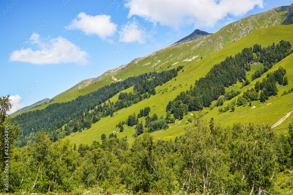 landscape with mountains