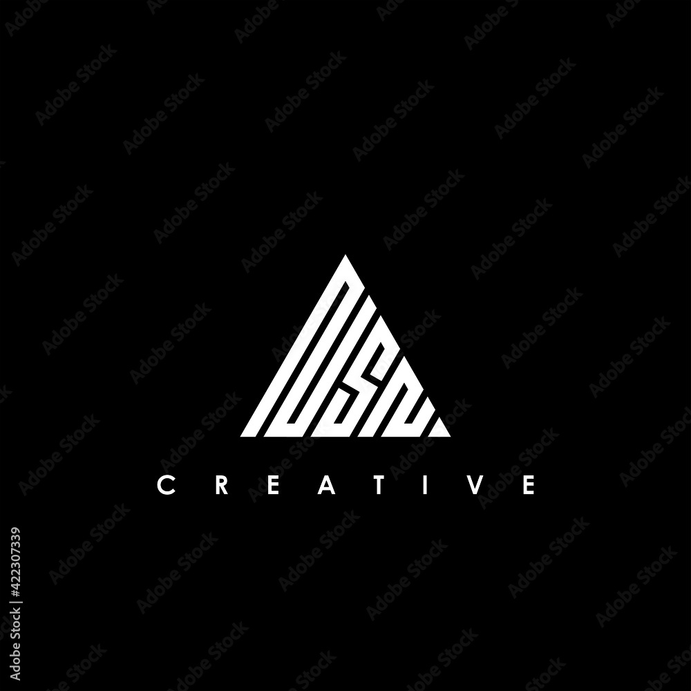 NSN Letter Initial Logo Design Template Vector Illustration NSN Letter Initial Logo Design Template Vector Illustration