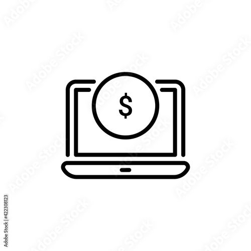 Make Money icon in vector. Logotype