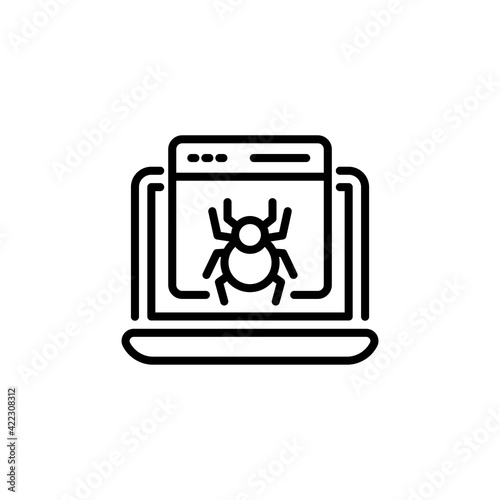 Web Crawling icon in vector. Logotype