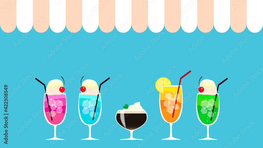 カフェドリンクのベクターイラスト素材 Vektornyj Obekt Stock Adobe Stock