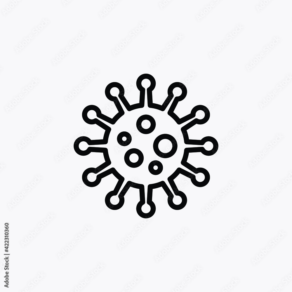 coronavirus icon sign vector coronavirus icon sign vector