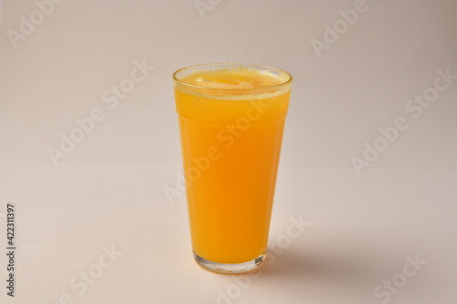 Cold Orange Juice Isolated