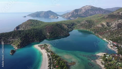 A fascinating view that has the unique nature of Oludeniz which is a county of Fethiye in Turkey. Because of its warm climate and fresh air, it has been an important destination to visit for tourists.
